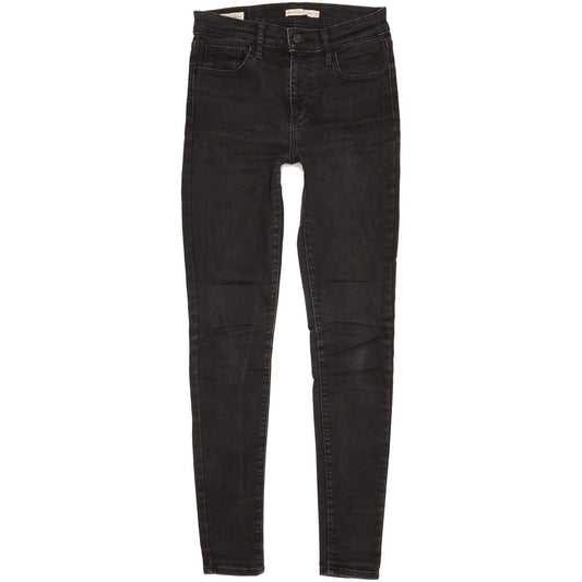 Levi's 720 Women Black Skinny Slim Stretch Jeans W27 L32