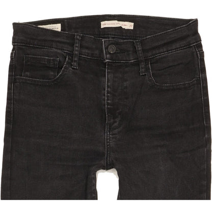 Levi's 720 Women Black Skinny Slim Stretch Jeans W27 L32