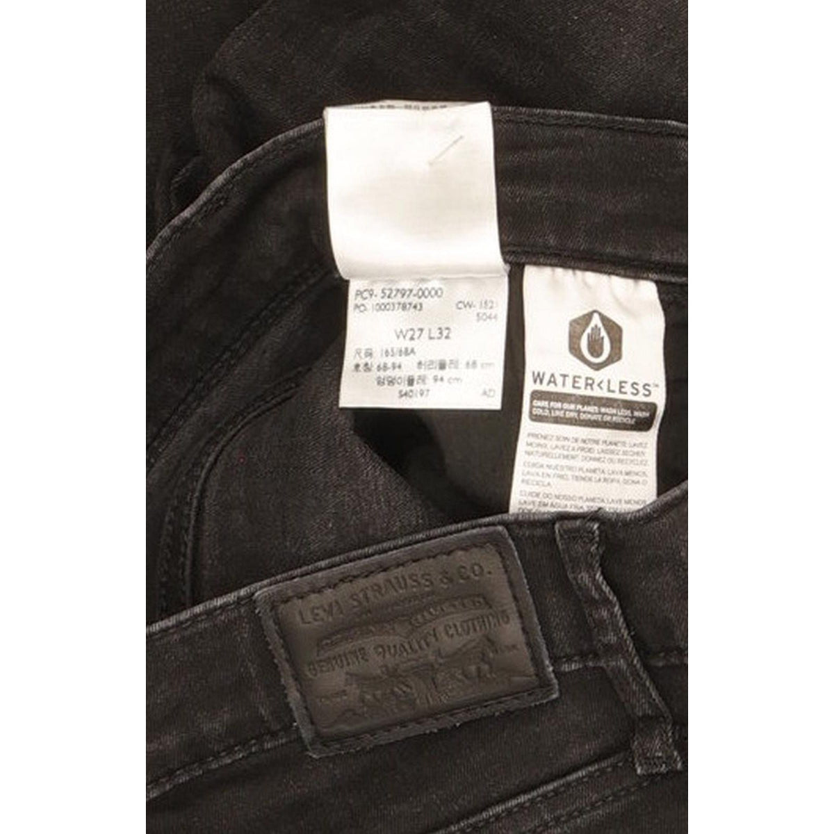 Levi's 720 Women Black Skinny Slim Stretch Jeans W27 L32