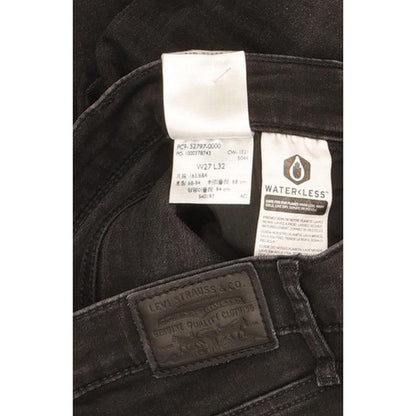 Levi's 720 Women Black Skinny Slim Stretch Jeans W27 L32