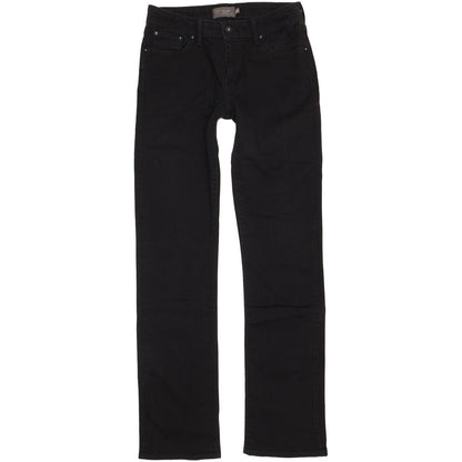 Levi's 470 Demi Curve Women Black Straight Classic Stretch Jeans W29 L33