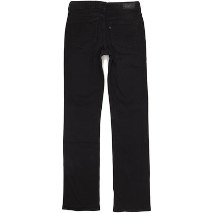 Levi's 470 Demi Curve Women Black Straight Classic Stretch Jeans W29 L33