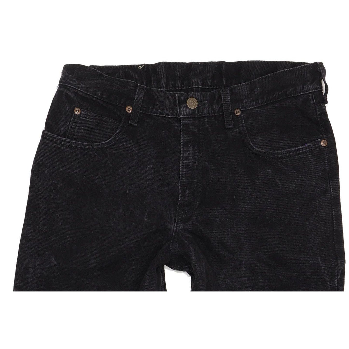 Lee Kansas Men Black Straight Regular Jeans W33 L35