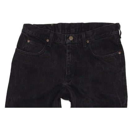 Lee Kansas Men Black Straight Regular Jeans W33 L35