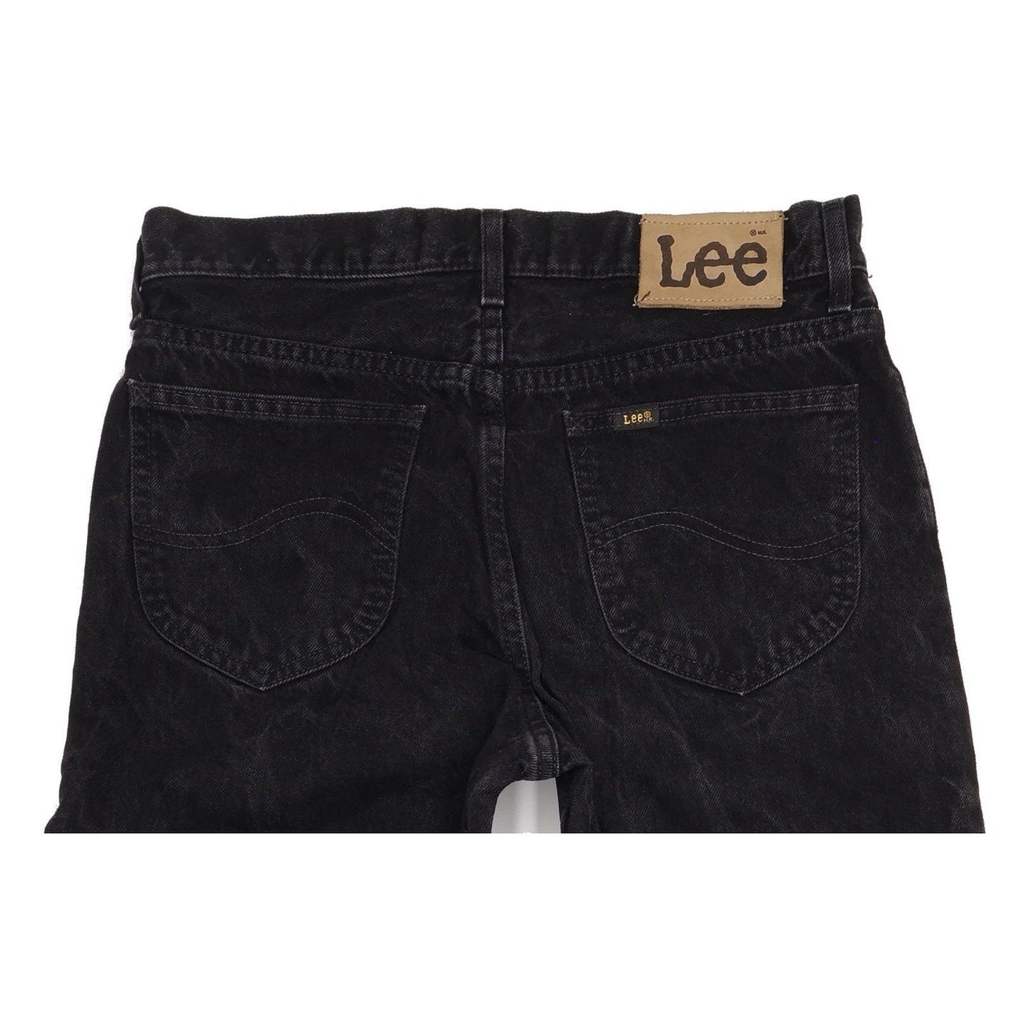 Lee Kansas Men Black Straight Regular Jeans W33 L35