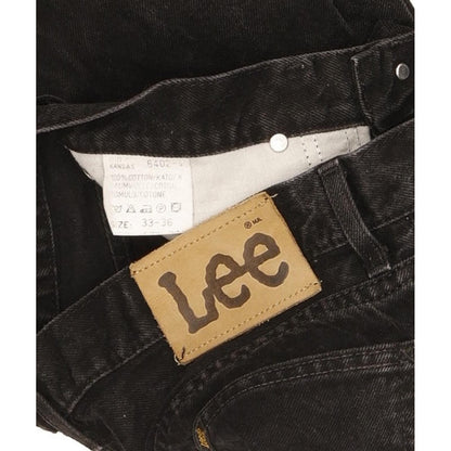 Lee Kansas Men Black Straight Regular Jeans W33 L35