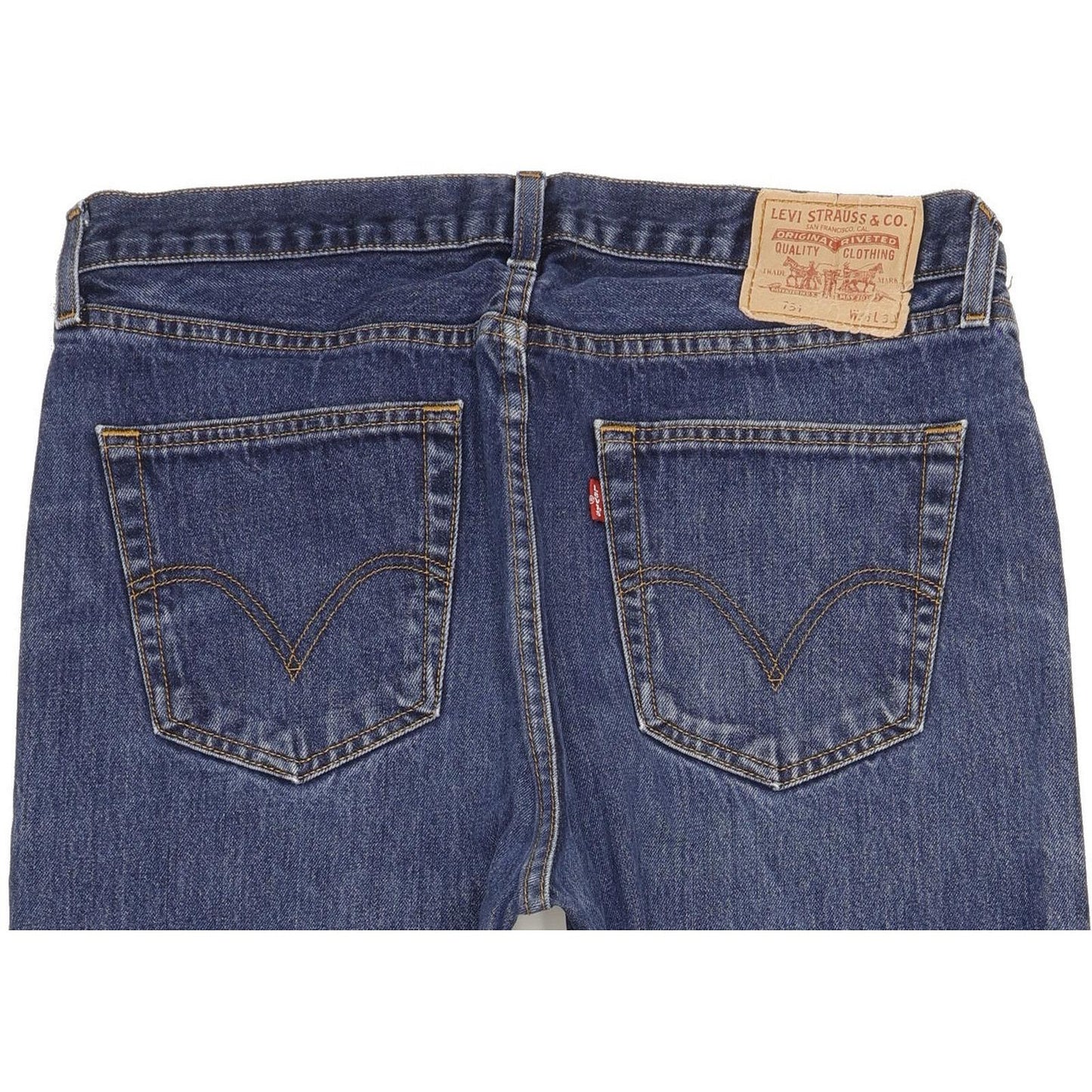 Levi's 751 Men Blue Straight Regular Jeans W36 L26
