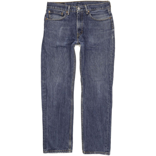 Levi's 505 Men Blue Straight Regular Jeans W34 L31