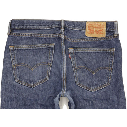 Levi's 505 Men Blue Straight Regular Jeans W34 L31