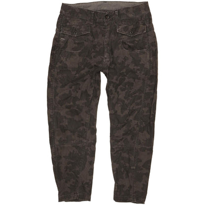 G-Star Army Radar Black Tapered Loose Jeans High Waisted W25 L27