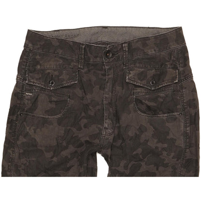 G-Star Army Radar Black Tapered Loose Jeans High Waisted W25 L27