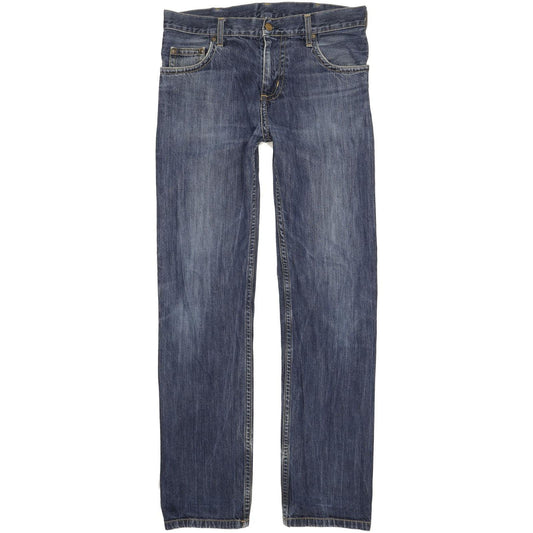 Carhartt Men Blue Straight Slim Jeans W31 L33