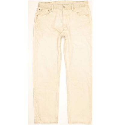 Levi's 501 Men Beige Straight Regular Jeans W35 L31