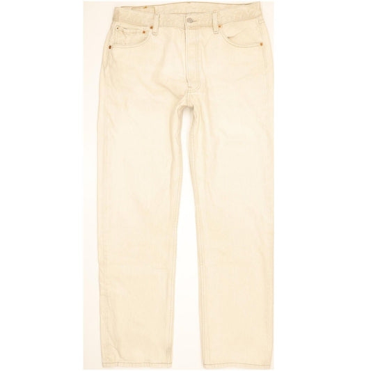 Levi's 501 Men Beige Straight Regular Jeans W35 L31