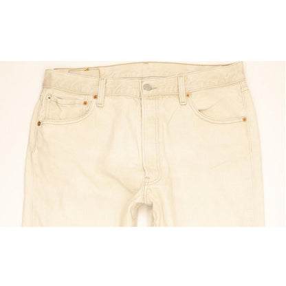 Levi's 501 Men Beige Straight Regular Jeans W35 L31