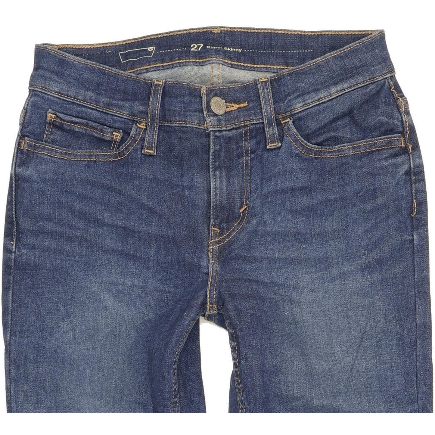 Levi's Women Blue Skinny Slim Stretch Jeans W27 L30