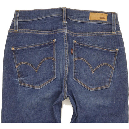 Levi's Women Blue Skinny Slim Stretch Jeans W27 L30