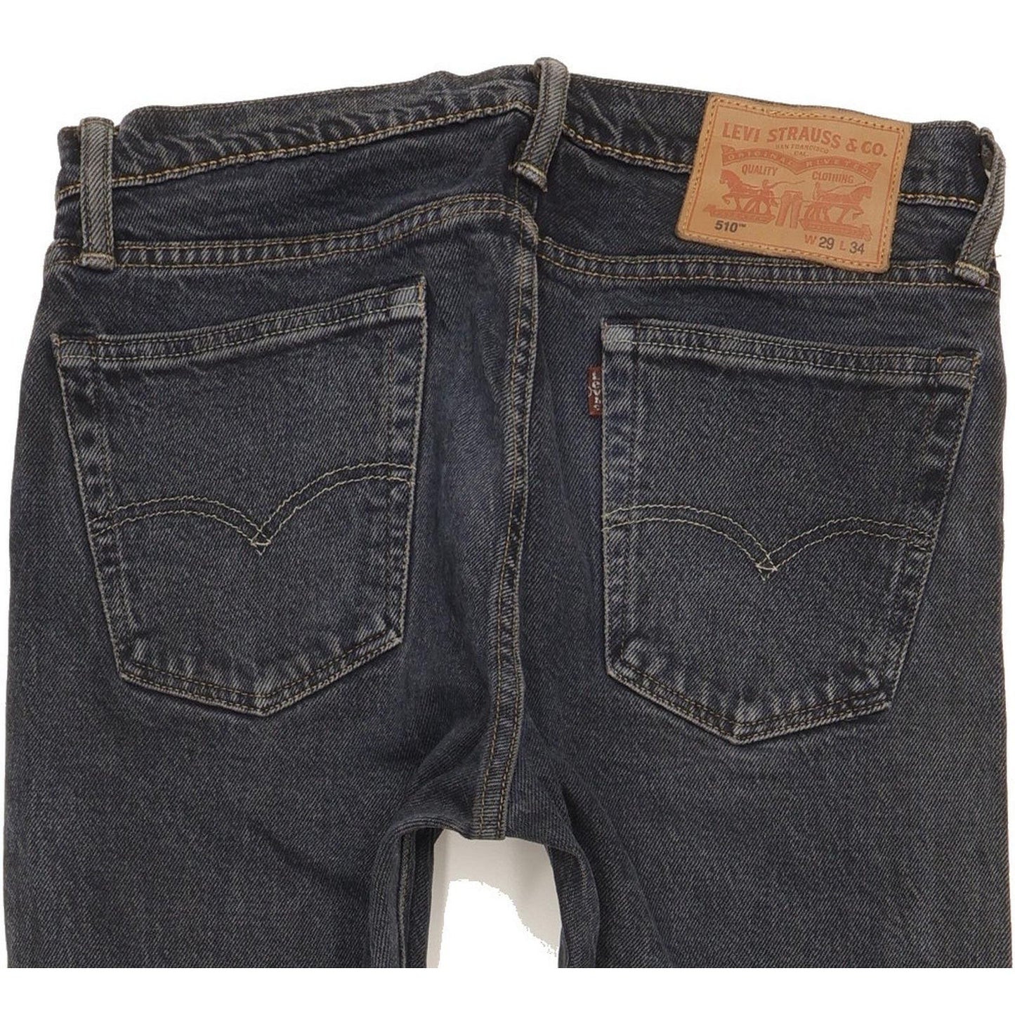 Levi's 510 Men Navy Skinny Slim Stretch Jeans W29 L33