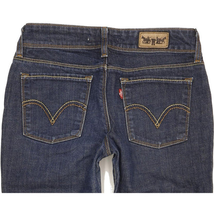 Levi's 571 Women Blue Straight Slim Stretch Jeans W31 L29