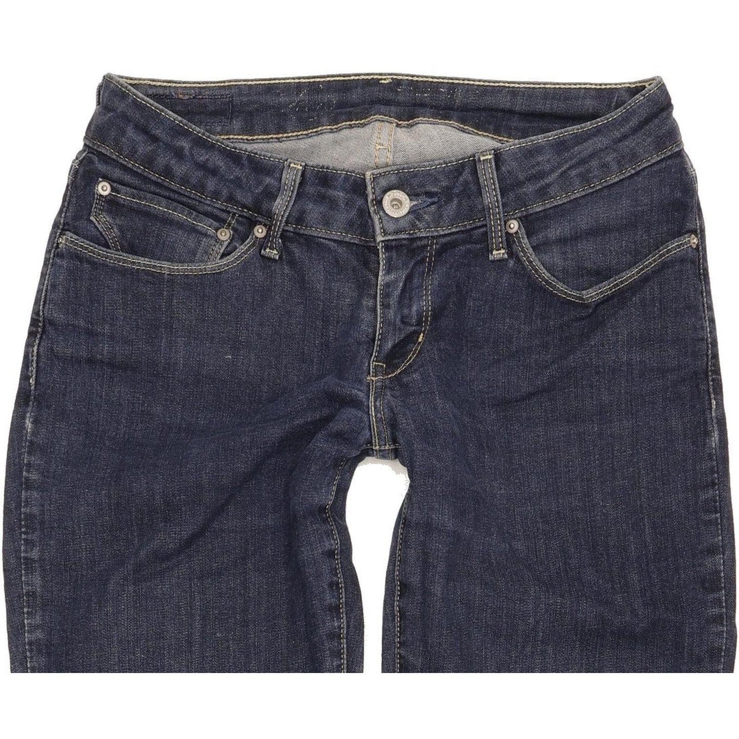 Levi's Women Blue Straight Slim Stretch Jeans W29 L33