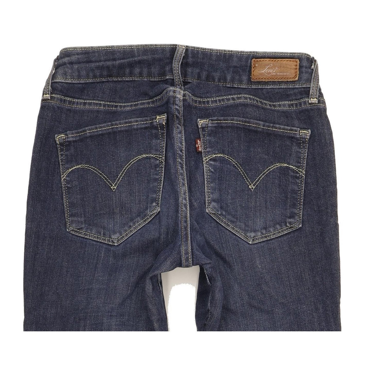 Levi's Women Blue Straight Slim Stretch Jeans W29 L33