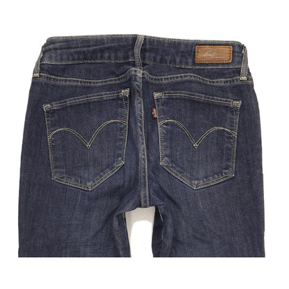 Levi's Women Blue Straight Slim Stretch Jeans W29 L33
