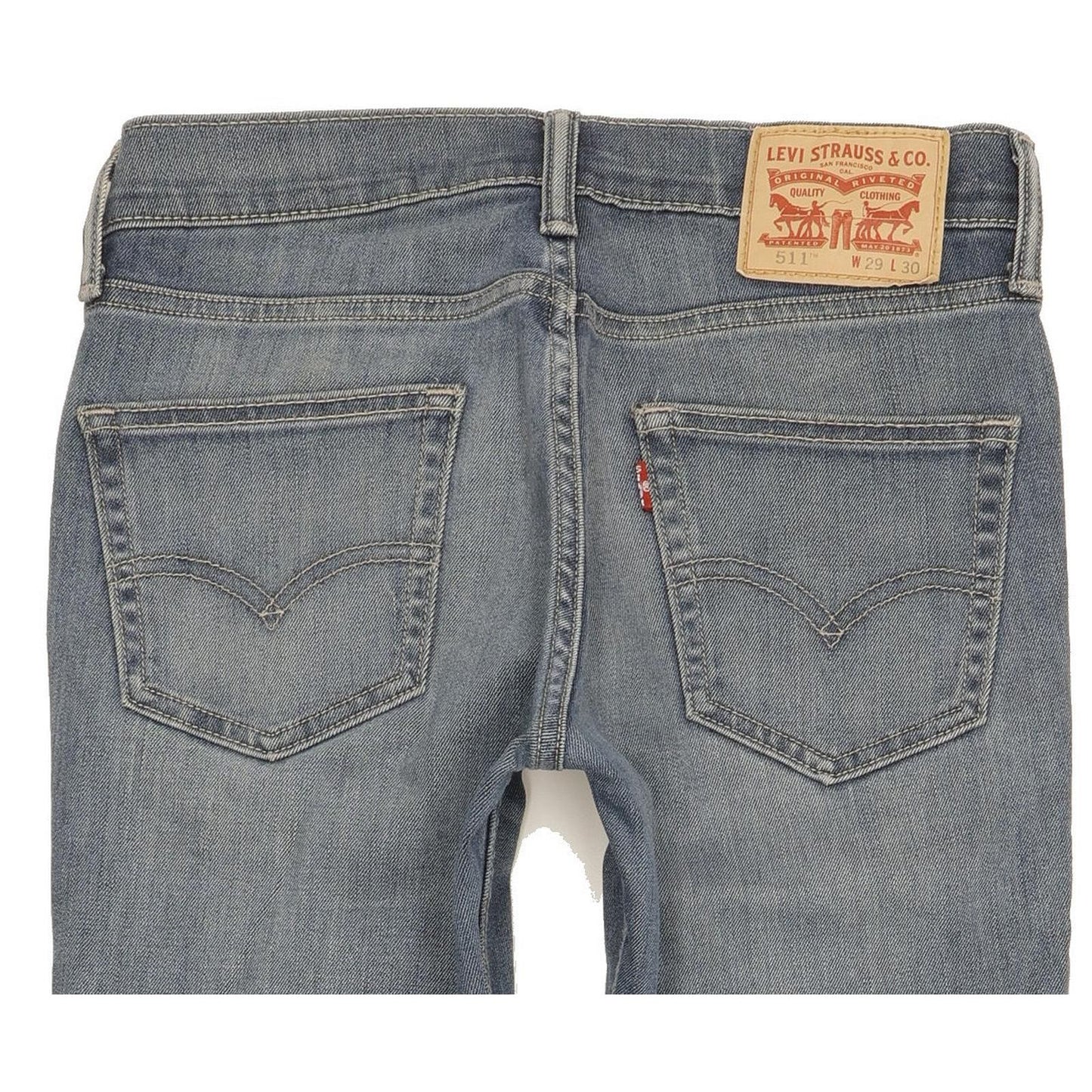 Levi's 511 Men Blue Straight Slim Jeans W29 L30