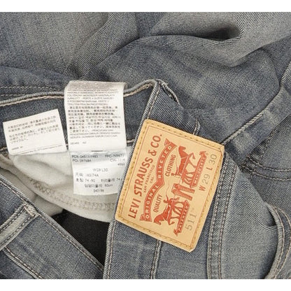 Levi's 511 Men Blue Straight Slim Jeans W29 L30