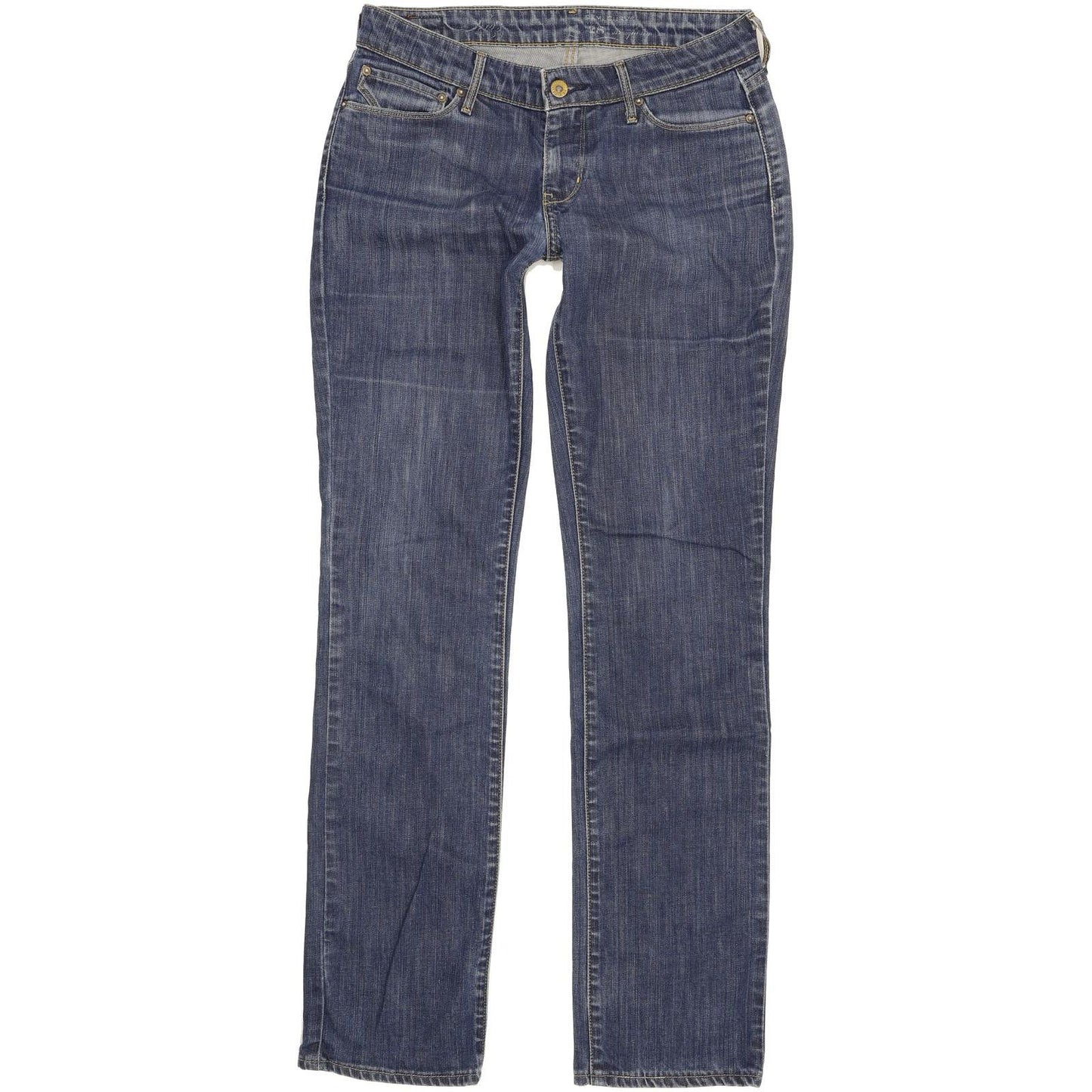 Levi's Demi Curve Women Blue Straight Slim Stretch Jeans W28 L33