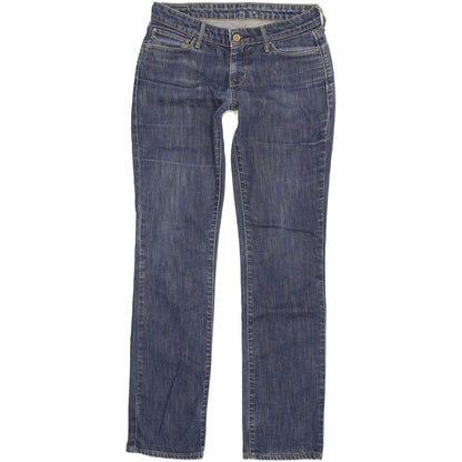 Levi's Demi Curve Women Blue Straight Slim Stretch Jeans W28 L33