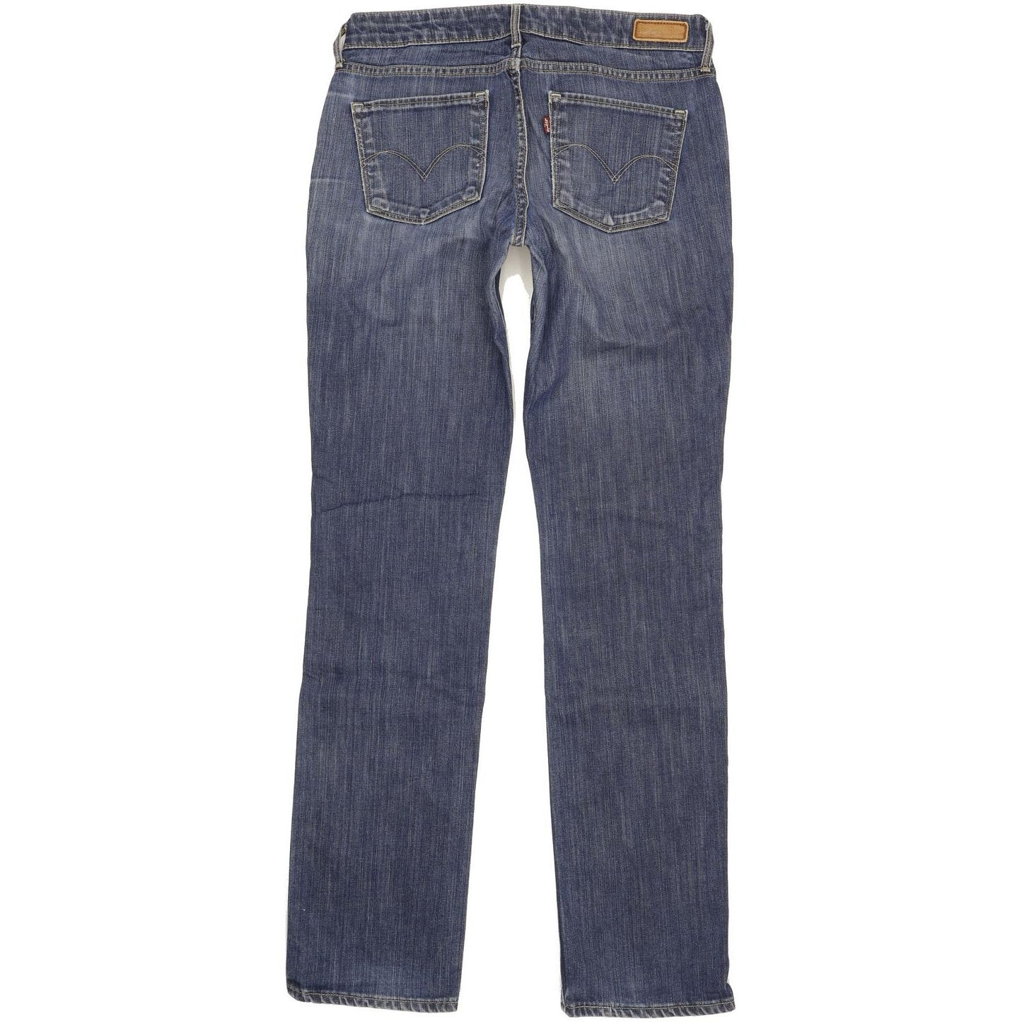 Levi's Demi Curve Women Blue Straight Slim Stretch Jeans W28 L33