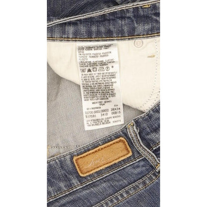 Levi's Demi Curve Women Blue Straight Slim Stretch Jeans W28 L33