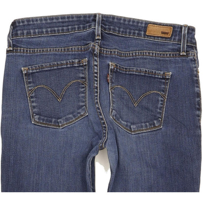 Levi's Slight Curve Women Blue Straight Classic Stretch Jeans W29 L31