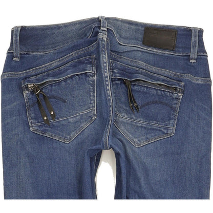 G-Star Midge Cody Women Blue Skinny Slim Stretch Jeans W29 L34