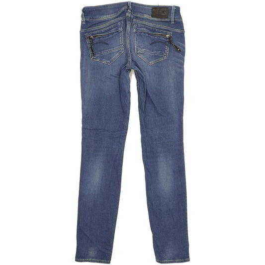 G-Star Midge Cody Women Blue Skinny Slim Stretch Jeans W28 L32