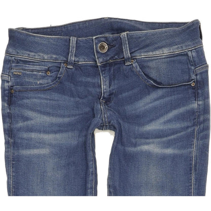 G-Star Midge Cody Women Blue Skinny Slim Stretch Jeans W28 L32