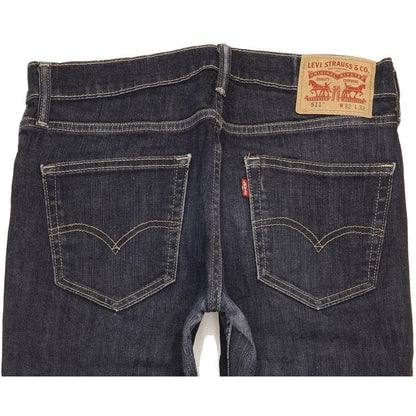 Levi's 511 Men Blue Straight Slim Stretch Jeans W32 L30