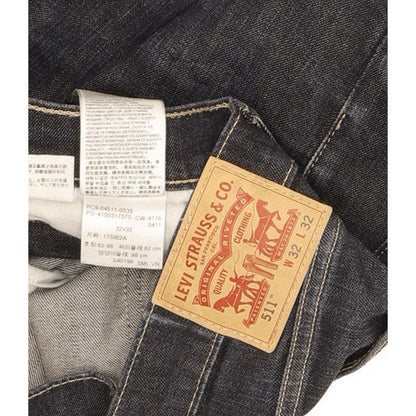 Levi's 511 Men Blue Straight Slim Stretch Jeans W32 L30