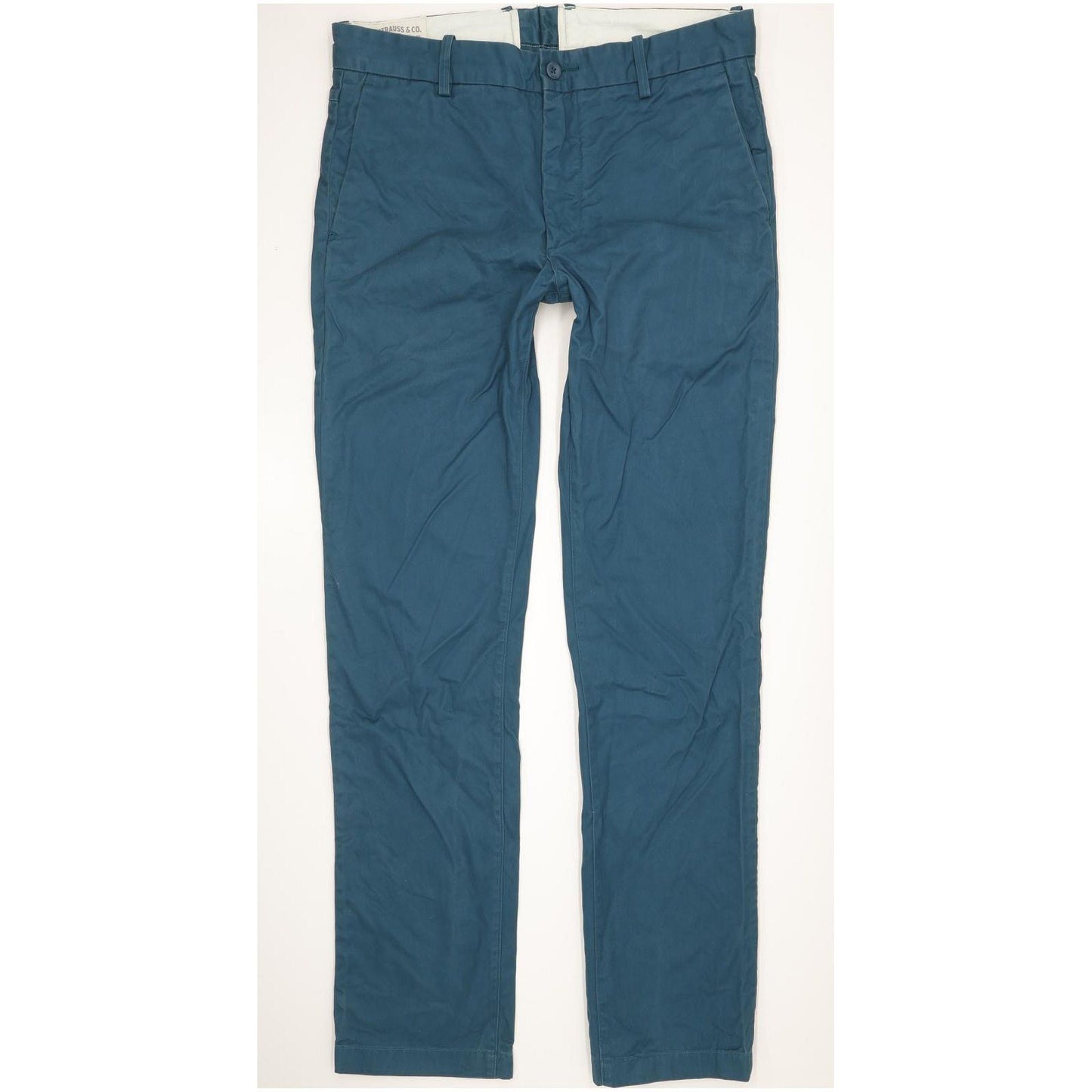 Levi's Men Green Straight Slim Chino Jeans W34 L34