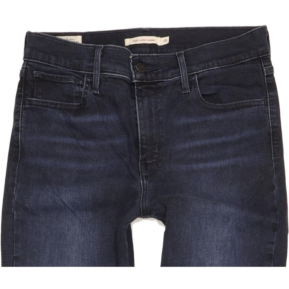 Levi's 720 Super Women Navy Skinny Slim Stretch Jeans W28 L26