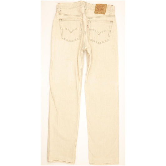 Levi's 501 Made in USA Men Beige Straight Regular Jeans W34 L32