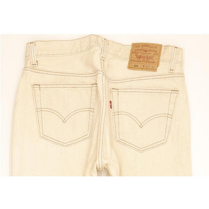 Levi's 501 Made in USA Men Beige Straight Regular Jeans W34 L32