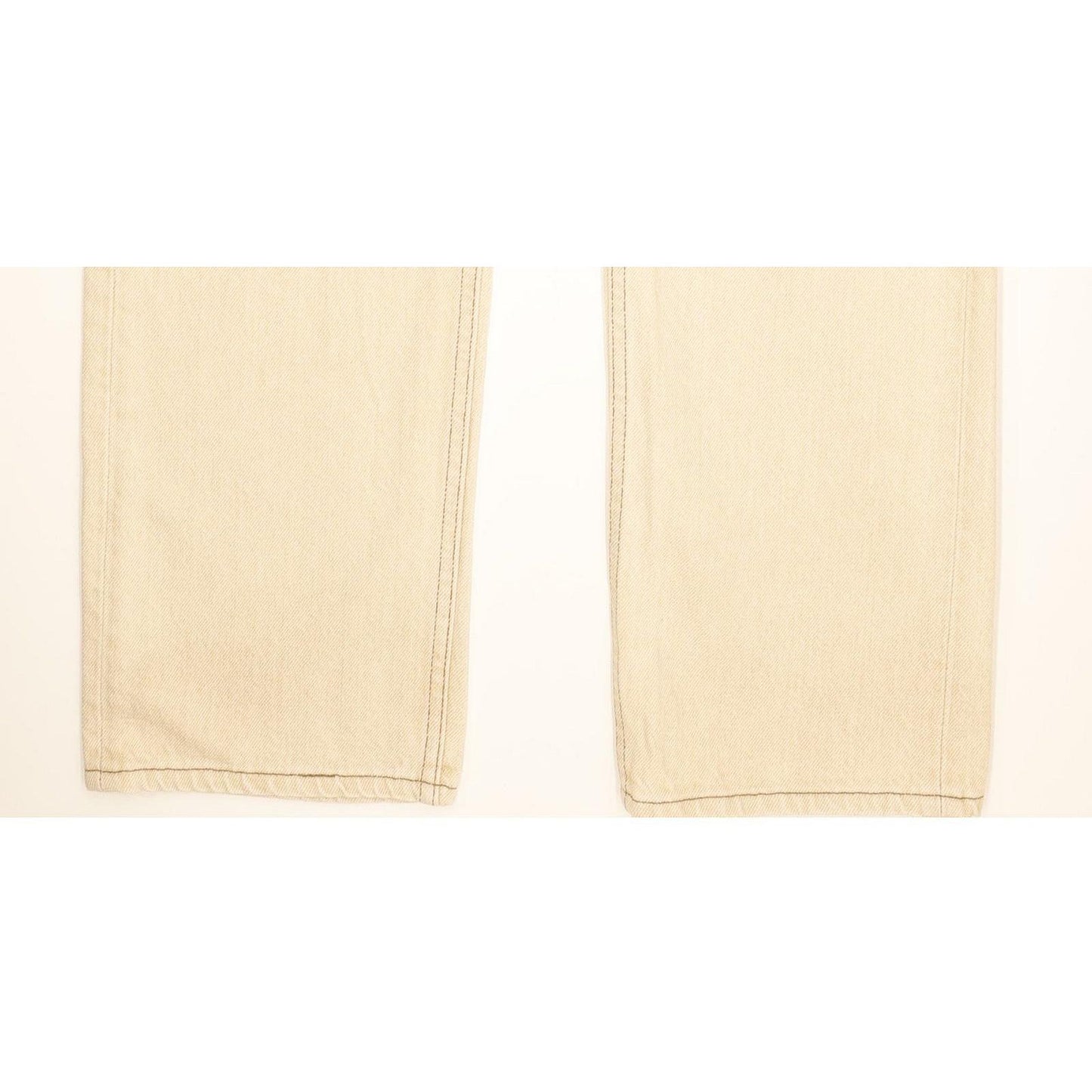 Levi's 501 Made in USA Men Beige Straight Regular Jeans W34 L32