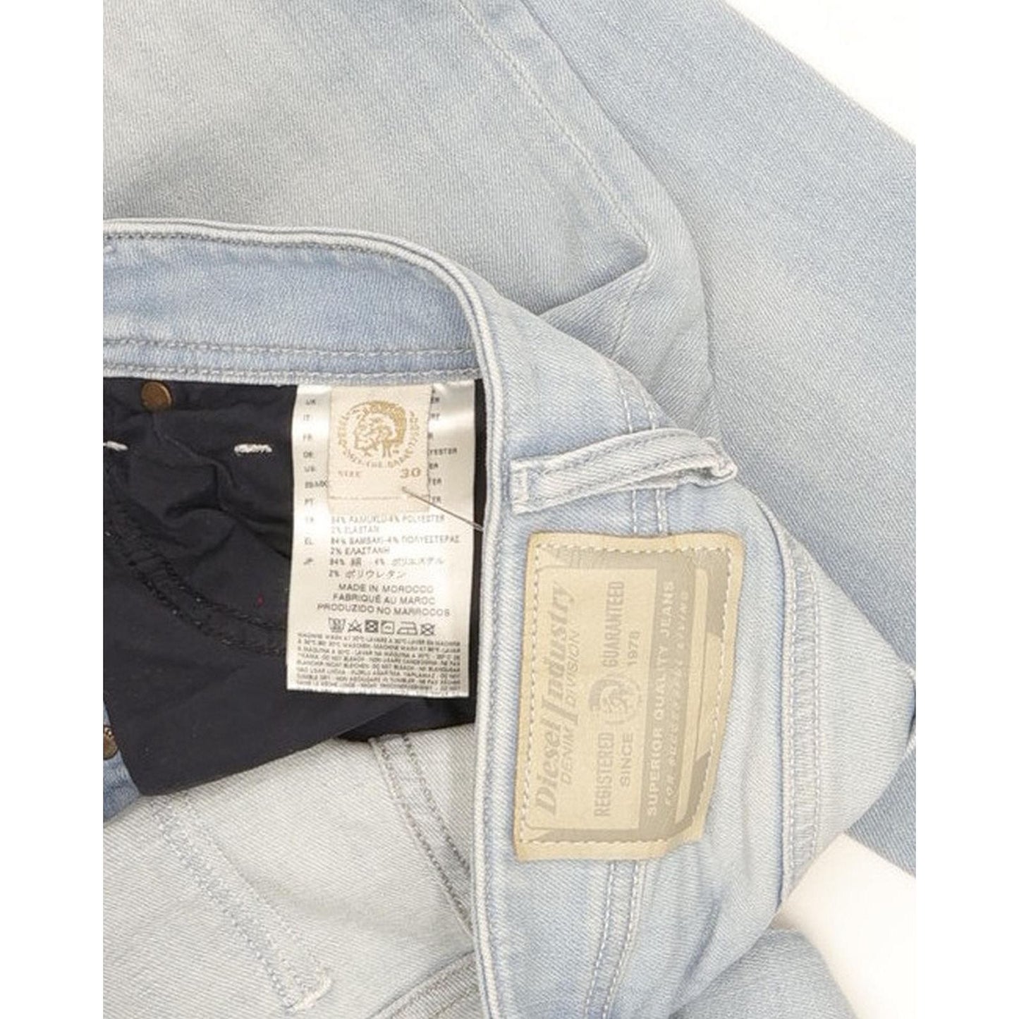 Diesel Sleenker Men Blue Skinny Slim Stretch Jeans W30 L29
