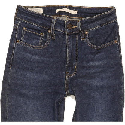 Levi's 721 Women Blue Skinny Slim Stretch Jeans W24 L28