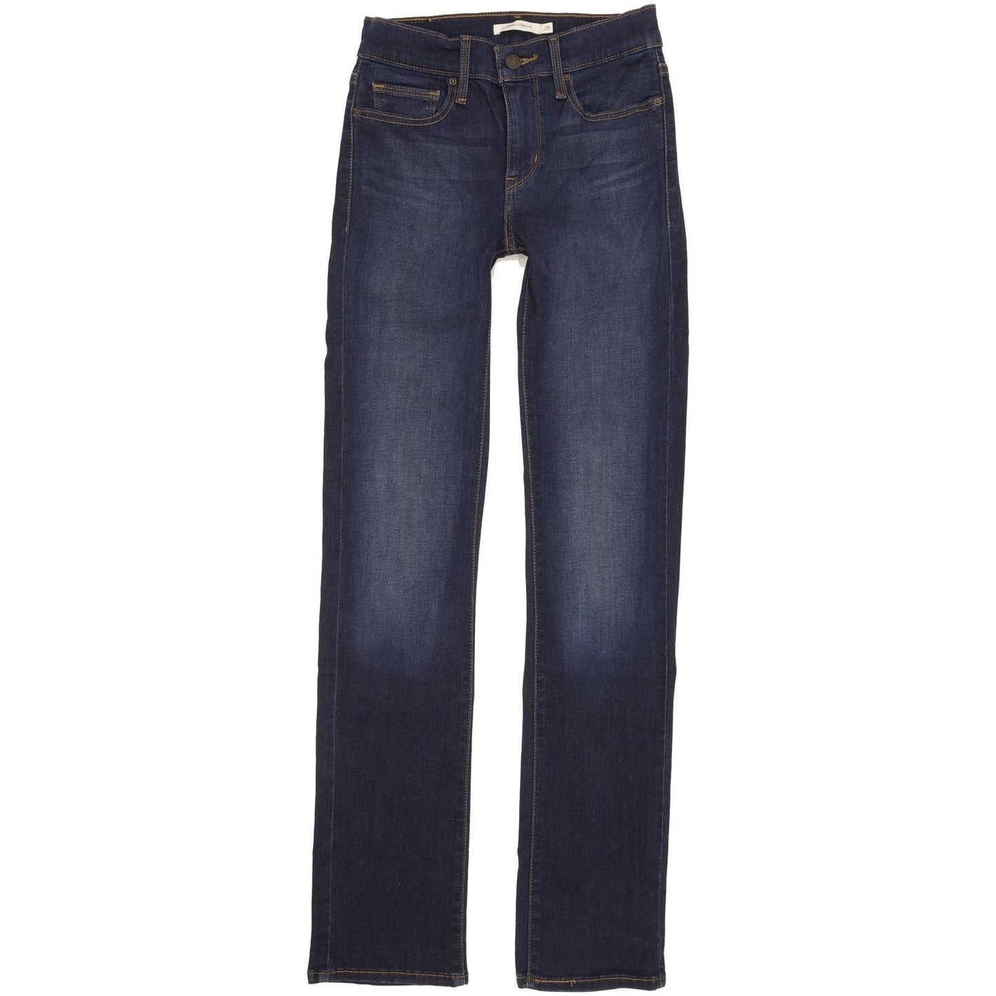 Levi's Slimming Women Navy Straight Slim Stretch Jeans W25 L32