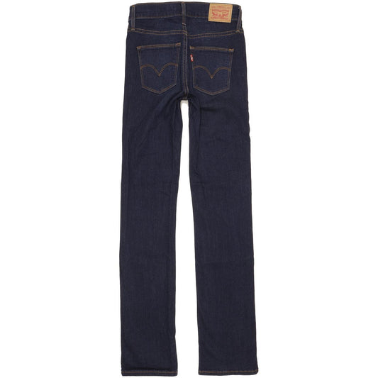 Levi's Slimming Women Navy Straight Slim Stretch Jeans W25 L32