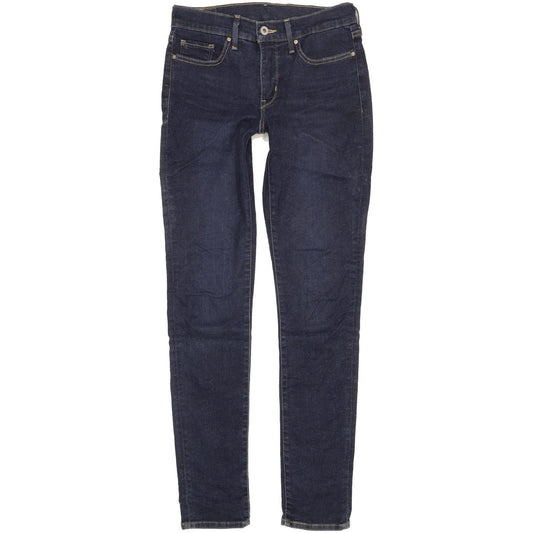 Levi's Women Blue Skinny Slim Stretch Jeans W27 L32