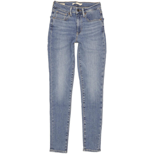 Levi's 721 Women Blue Skinny Slim Stretch Jeans W25 L29