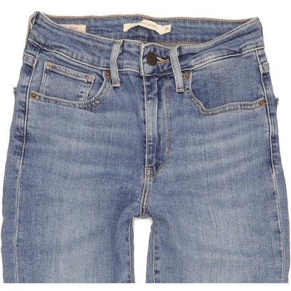 Levi's 721 Women Blue Skinny Slim Stretch Jeans W25 L29